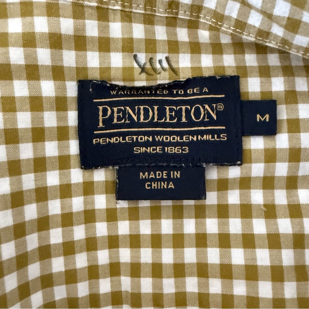 Pendleton Women’s Gingham Button Down Shirt - Oli… - image 6